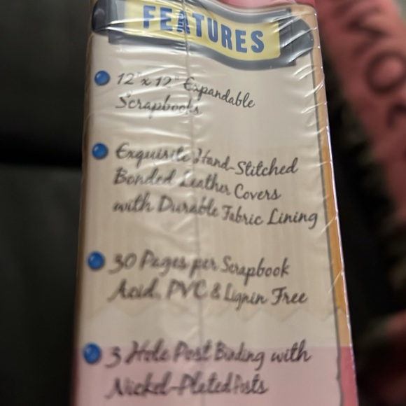 2 Pack Scrapbooks with Leather Cover - Picture 7 of 14